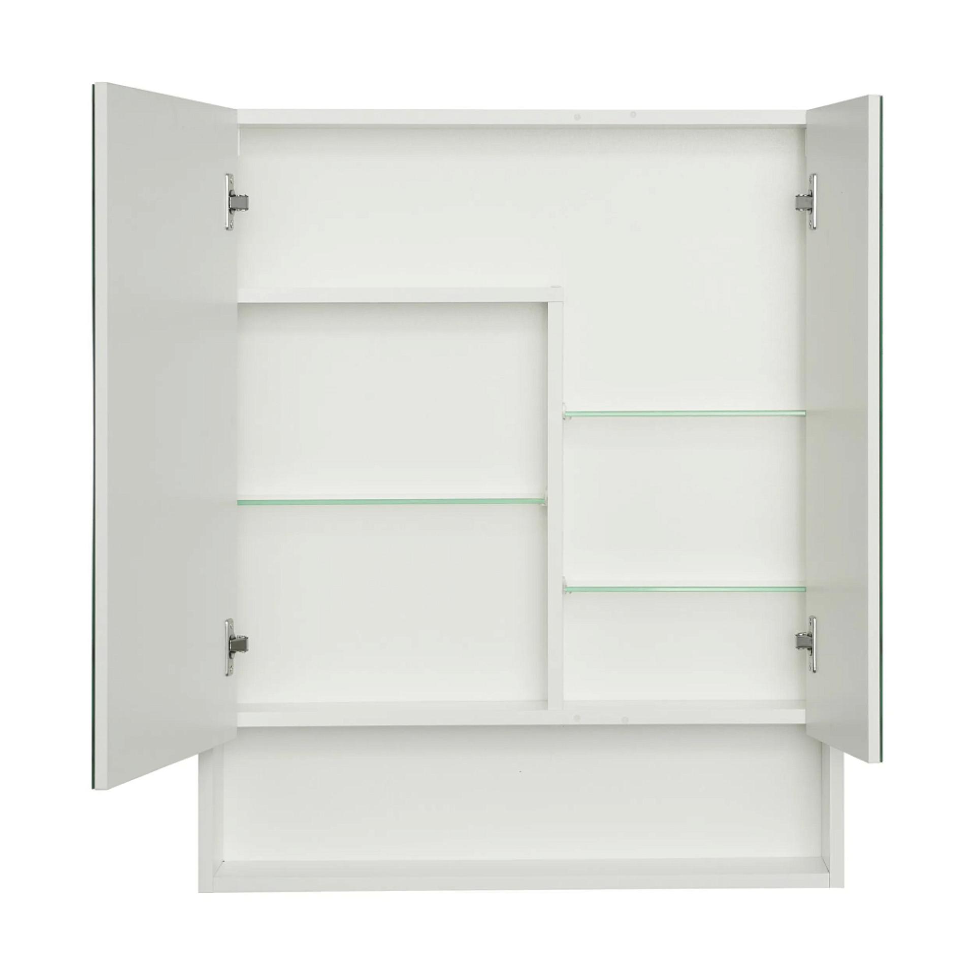 Зеркальный шкаф Aquaton Сканди 90 1A252302SD010, белый