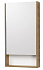 Зеркало-шкаф Акватон Сканди 45 1A252002SDZ90, белый/дуб рустикальный