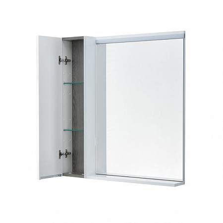 Зеркальный шкаф 80 см Акватон Рене 1A222502NRC80 белый