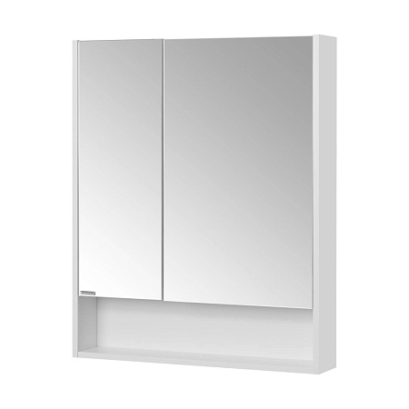 Зеркальный шкаф Aquaton Сканди 90 1A252302SD010, белый