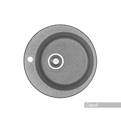 Мойка кухонная Акватон Иверия 1A711032IV230 серый